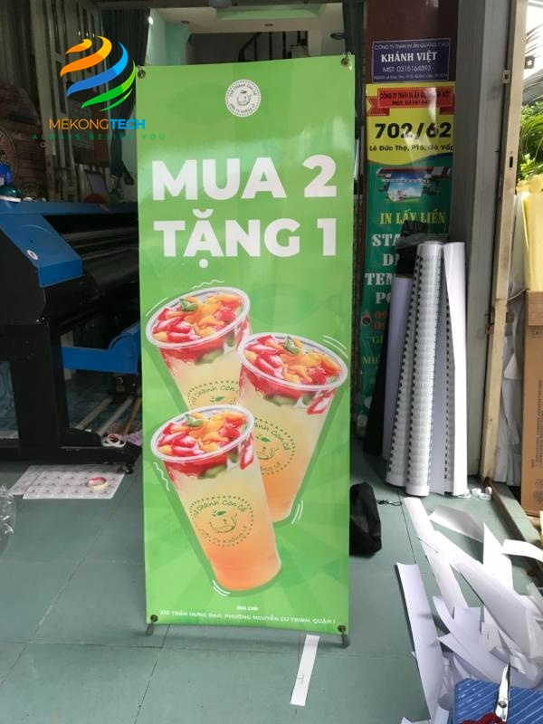 In standee đứng giá rẻ lấy ngay trong ngày, vận chuyển tận nơi tại TpHCM, Tây Ninh